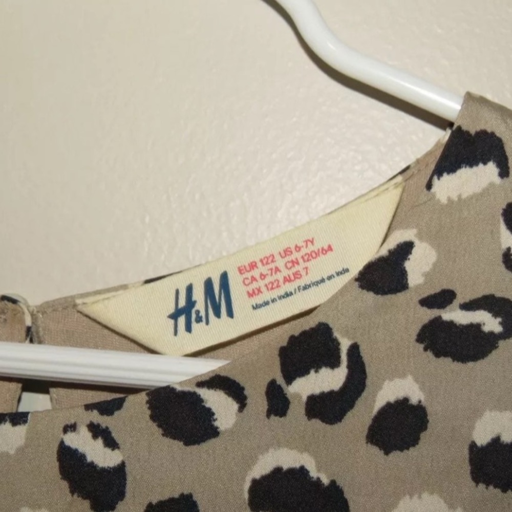 H&M Leopard Print Sleeveless Dress - Picture 2 of 4